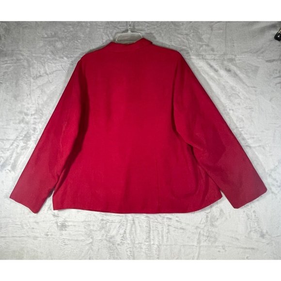 Studio Works womens size 20W zip Up Blazer Jacket with pockets witb Zipper - Picture 14 of 16